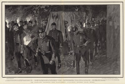 The Torchlight Procession from Friedrichshof approaching Cronberg Parish Church by Frank Craig